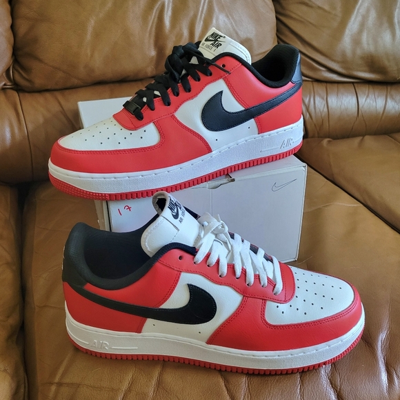 VNDS Men's Nike Air Force 1 Low ID BY YOU Chicago Customized Size 11.5.(MINT) - Picture 3 of 16